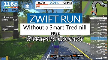 How to Run on Zwift Free WITHOUT a Smart Tredmill. #Garmin #zwiftrun