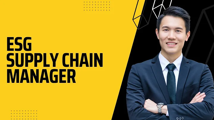 ESG SUPPLY CHAIN MANAGERS | WHAT DOES AN ESG SUPPLY CHAIN MANAGER DO? | SUSTAINABLE SUPPLY CHAINS