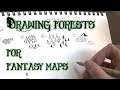 Drawing Forests - 7 Styles for Maps