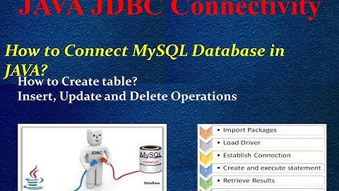 #JDBC #Connectivity How to Connect MySQL Database in JAVA? | JAVA JDBC connectivity to MySQL