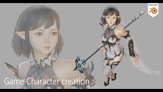 Wizard - Game Character Creation - Blender 3 6