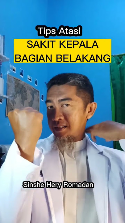 Tips Atasi Sakit Kepala Bagian Belakang