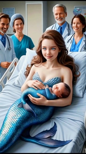 The Mermaid Successfully Gave Birth to a Baby Mermaid || #mermaidsjourney