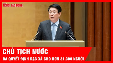 Chủ tịch nước đã quyết định đặc xá cho hơn 31.300 người trong nhiệm kỳ | Tin tức