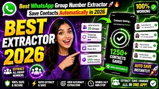 Best WhatsApp Group Number Extractor 🚀 | Save Contacts Automatically in 2026 🔥 screenshot 4