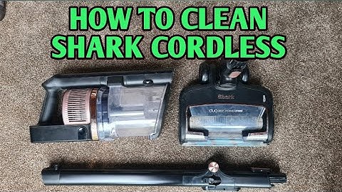 lets clean a IZ300 shark cordless vacuum