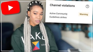 I GOT A WARNING FROM YOUTUBE | How To Appeal A Community Guidelines Strike |YouTube Community Strike