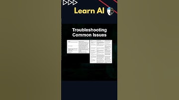 Troubleshooting Common Issues #ai #artificialintelligence #machinelearning #aiagent #Troubleshooting