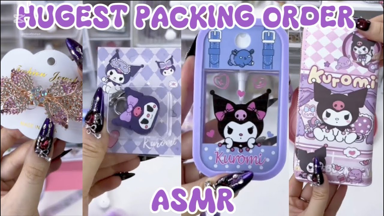 HUGEST ORDER PACKING 😳✨(ASMR)||SMALL BUSINESS 