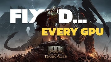 DOOM The Dark Ages - FIX for GTX / Non-RTX GPU!