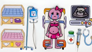 💸Paper diy💸 Minecraft Loviety Pregnant + Hospital/ Paper verity and Loviety