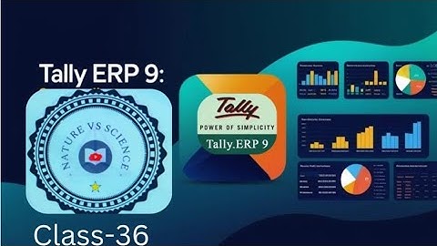 Advanced Payment Received Entry in Tally ERP 9 | Customer Advance Under GST | NaturevsScience