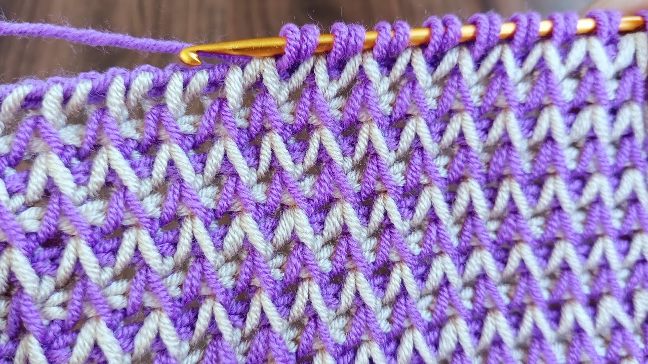 SUPER EASY 💥👌Trend *Super Easy tunisian *Knitting pattern online ...