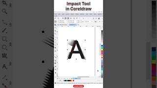 Impact Tool in Coreldraw😲#coreldrawtips#coreldrawtutorial#coreldraw#coreldrawx#coreldraw_tutorial