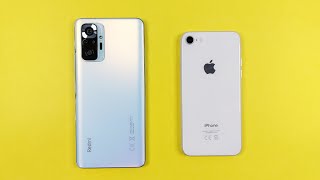 Redmi Note 10 Pro Vs iPhone 8 in 2022 | Speed Test