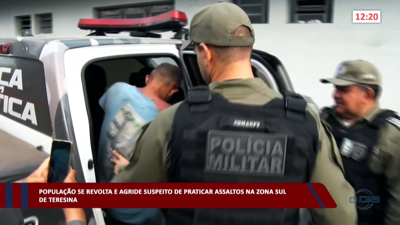 População se revolta e agride suspeito de praticar assaltos na zona sul de Teresina 10 07 2023