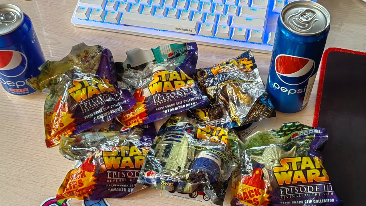 Моя мини коллекция Japan Star Wars Episode III Pepsi Twist Bottle Cap (или перво апрельский ролик)