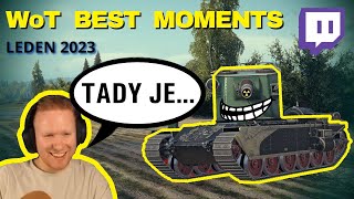 URČITĚ HO TA HVĚZDA NESMAHNE?! | WoT Best Moments Leden 2023.