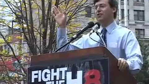 David Yassky at Prop 8 Rally City Hall