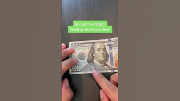 How To Spot A Counterfeit $100 Bill #shorts