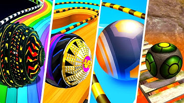 Rolling Ball Sky Escape vs Going Balls vs Action Balls vs Rollance - Android, IOS gameplay