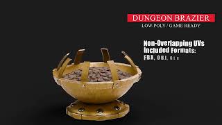 Stylized Dungeon Brazier