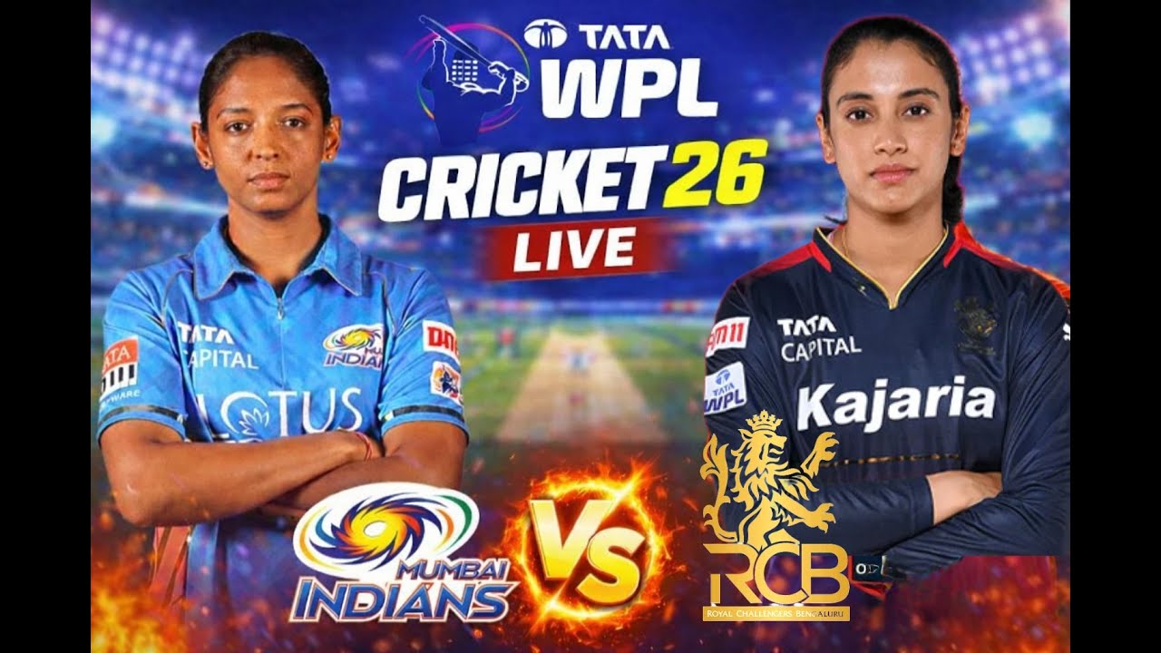WPL 2026 Live | Mumbai Indians vs Royal Challengers Bengaluru  | Cricket 26 Gameplay LIVE | WPL LIVE