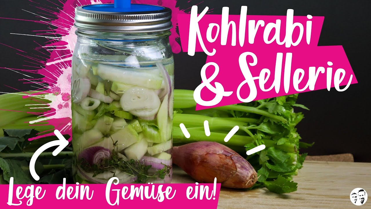 Kohlrabi & Sellerie fermentieren - Lege dein Gemüse ein! #SHORT