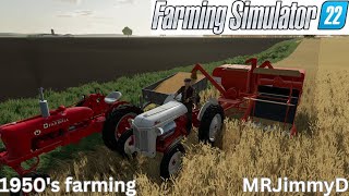 Farming Simulator 22 | 1950's Farm | Episode 1| Lets Play | Foraging an empire | screenshot 5