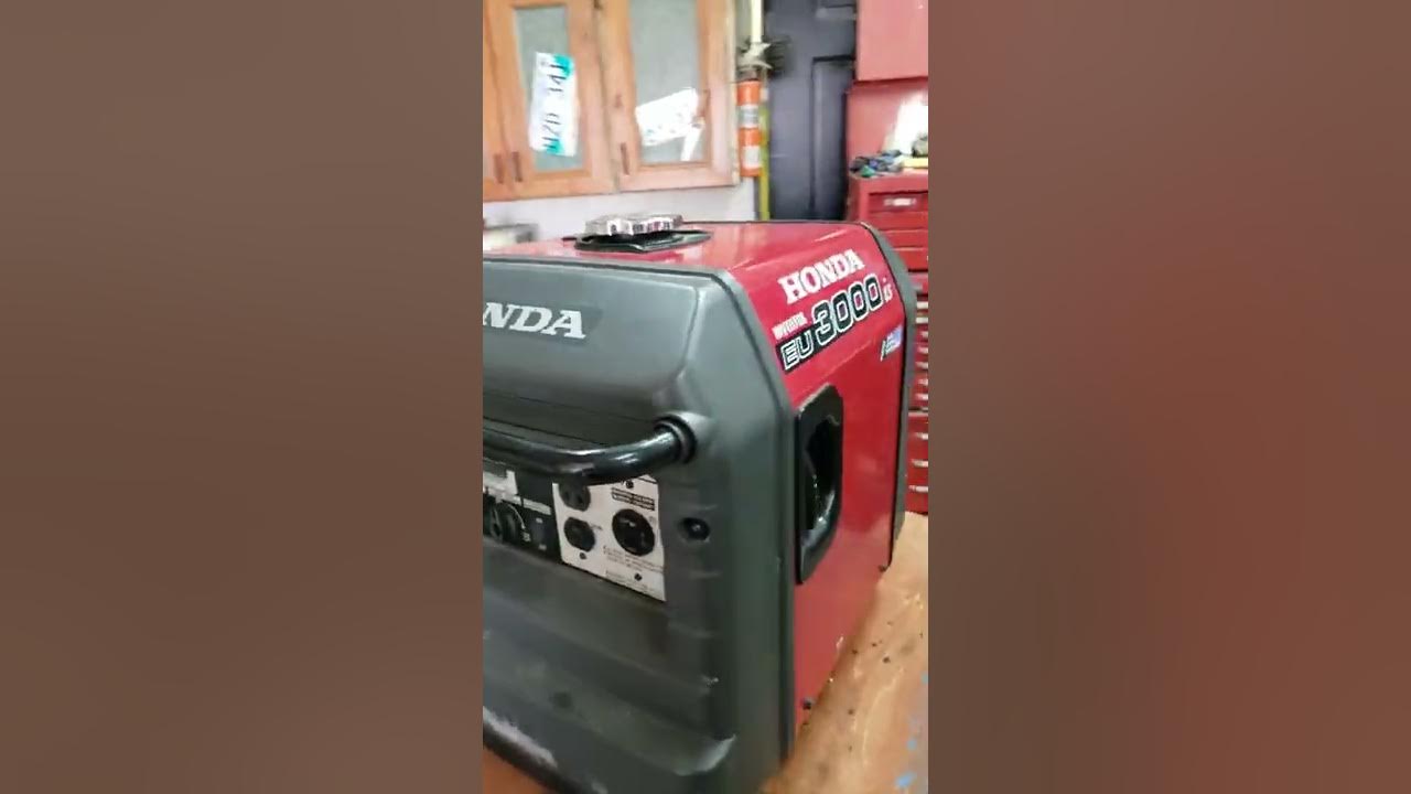 honda EU 3000 is generator , runs but no power YouTube