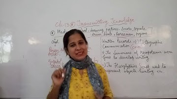 Ch 13 Transmitting Knowledge