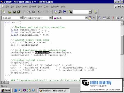 0405 Functions that Return Values - Visual C++ Tutorial