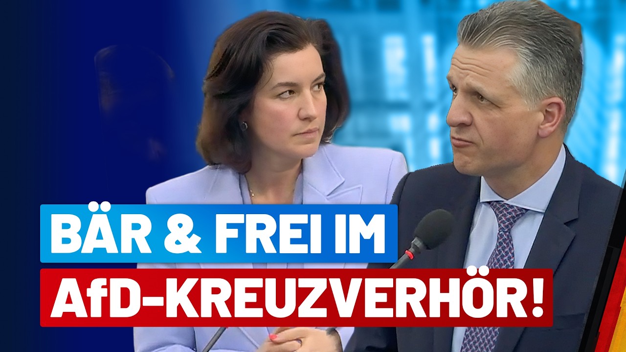 Regierungsbefragung: Bär & Frei im AfD-Kreuzverhör! - AfD-Fraktion im Bundestag