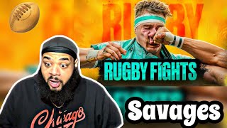 When Rugby Players Become Aggressive | REACTION