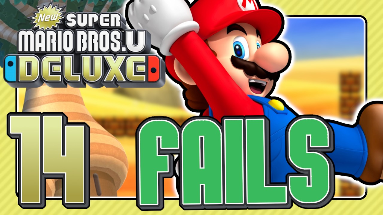 NEW SUPER MARIO BROS. U DELUXE🌰#14: Fails im Superstar-Boulevard!