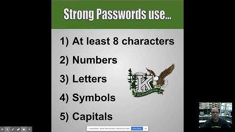 How to change your password