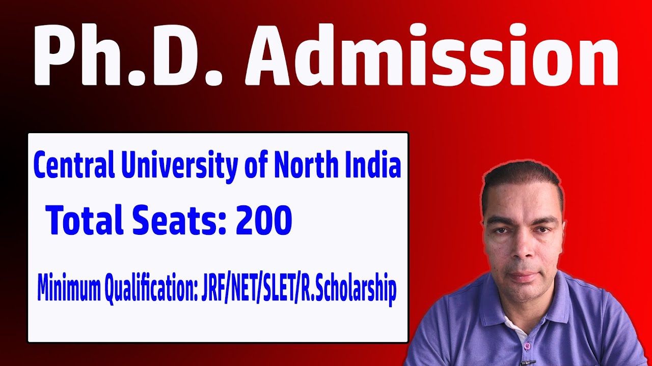 phd in central university of india