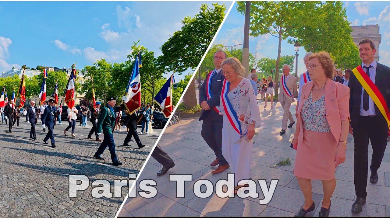 The Eternal Flame Ceremony at Arc de Triomphe 🇫🇷 | A Daily Tribute in Paris