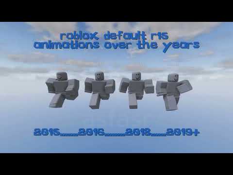 Roblox R15 Animation Evolution
