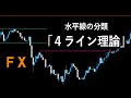 【4ライン理論】水平線は“4つ”に分けてマスターしよう!ラインの使い方、修得の最短ガイド【FX】