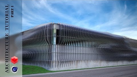 CINEMA 4D TUTORIAL - ARCHITECTURE PARAMETRIC MODELING - ZAHNER FACTORY - PART 1