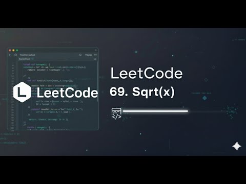 LeetCode 69 Sqrt(x) | Easy Binary Search / Math Problem Solution in C++