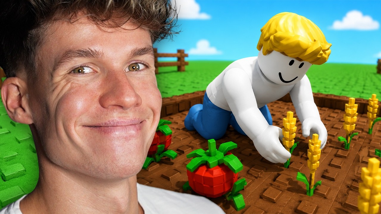 ICH BAUE EINEN GARTEN IN ROBLOX