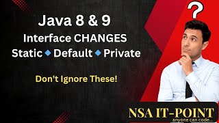 Java 8 & 9 Interface Changes Explained 🔥 | Static, Default & Private Methods in Interface