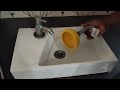 Classy Touch Sink Plunger with Ergonomic Handle, Kitchen Cleaning Tool