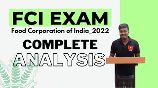 FCI EXAM 2022 || Complete Analysis previous Papers !!