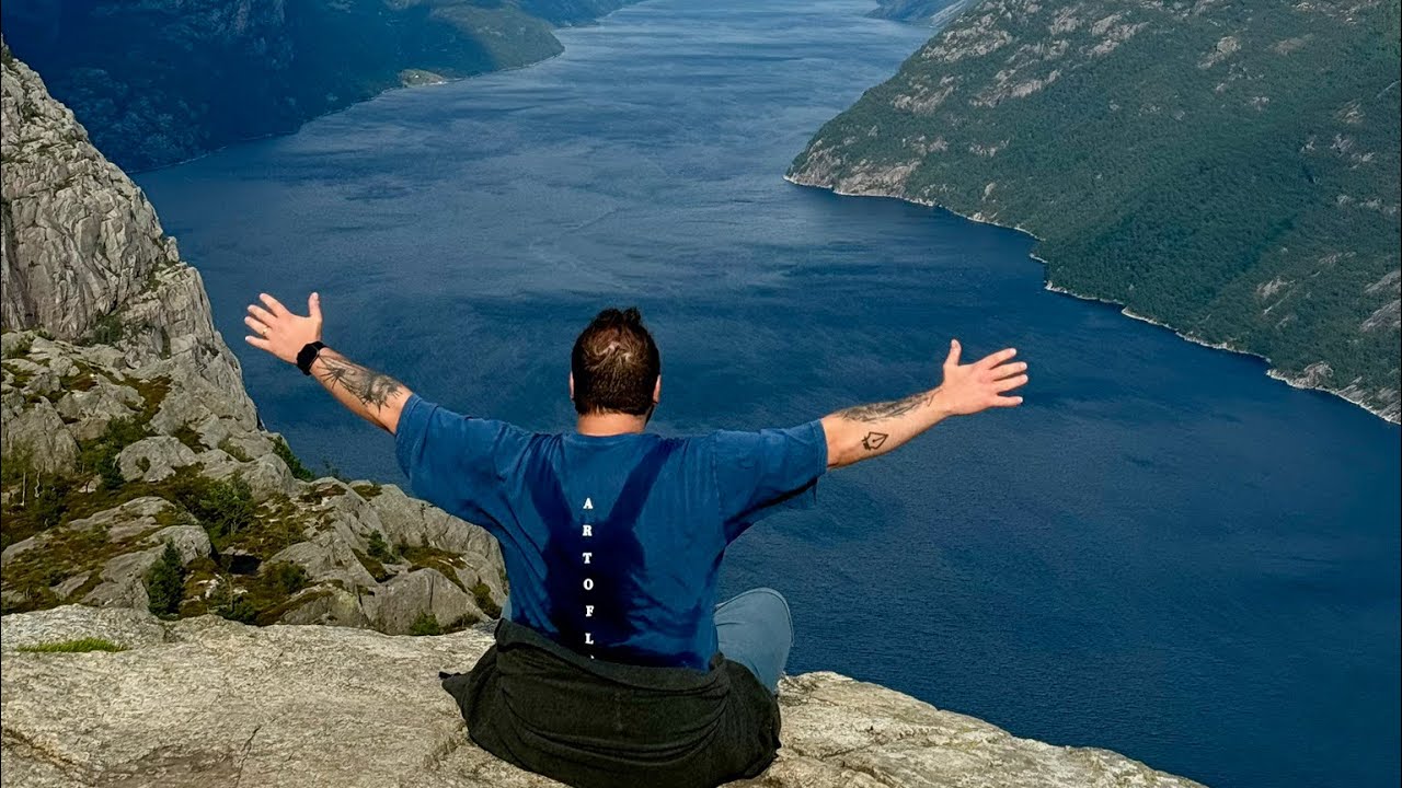 Pulpit Rock, Norveç - Kuzey Avrupa Turu - Ağustos 2024