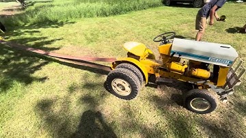 Cub cadet 72 belted to baker fan