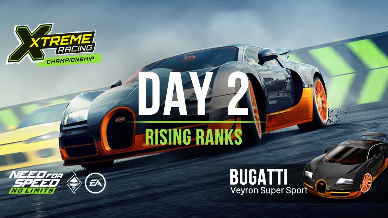 NFS:No Limits | Bugatti Veyron Super Sport (Xtreme Racing Championship - Day 2 | Rising Ranks)