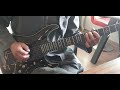 Sad Rock Ballad in A Minor, Guitar Solo Jam In Zombie style ( Schecter Guitar & Fender D900 AMP)
